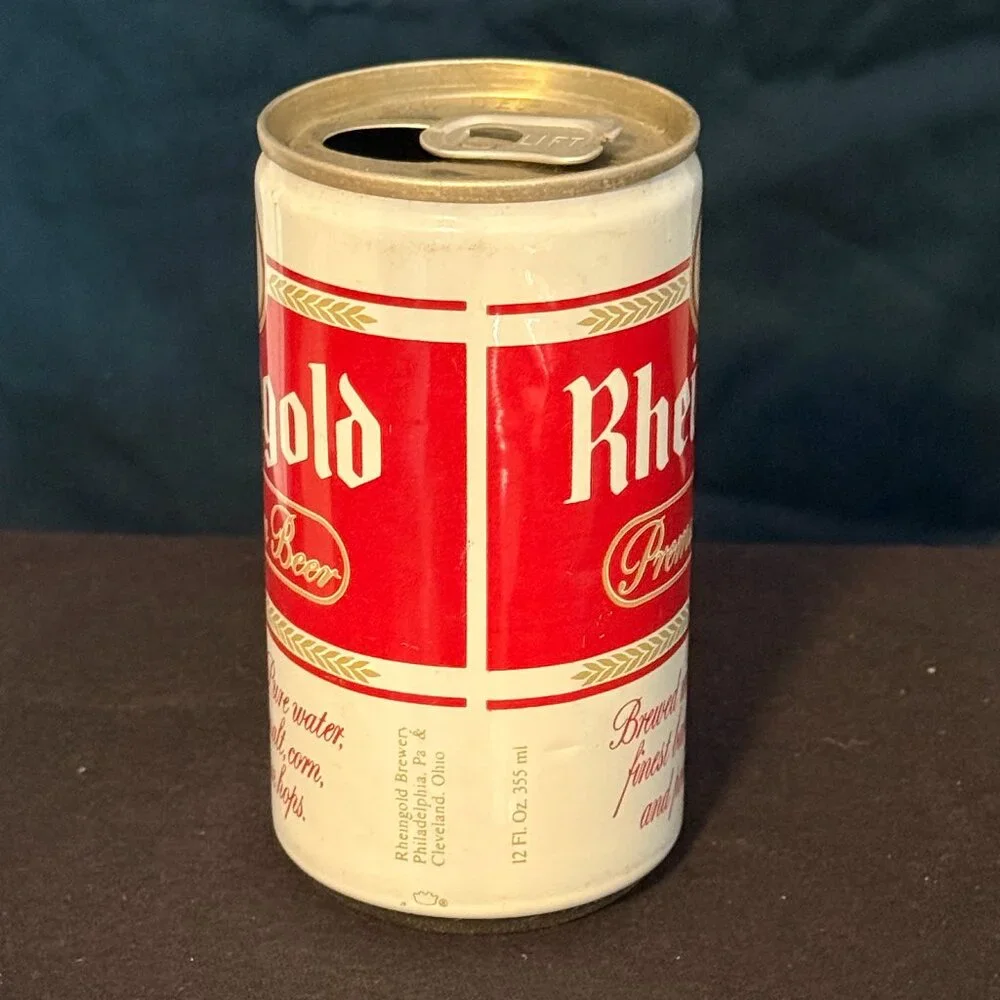 Rheingold Premium vintage Beer can